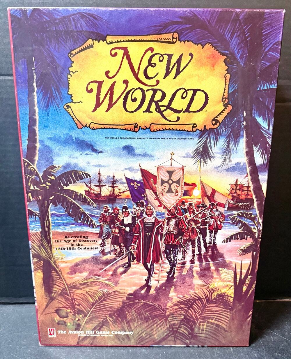 New World board strategy game of  exploration & colonization
15th-18th centuries